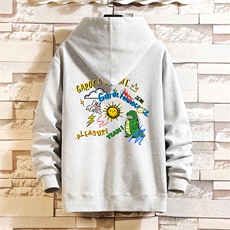 KS21219-P38连帽开衫卫衣男运动外套大码班服砖墙，男装卫衣，电商A040A