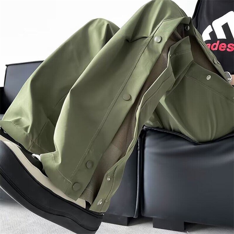 网眼透气速干排扣冲锋裤男夏季美式户外登山裤潮流休闲运动裤子男，女装休闲裤，星座813-2