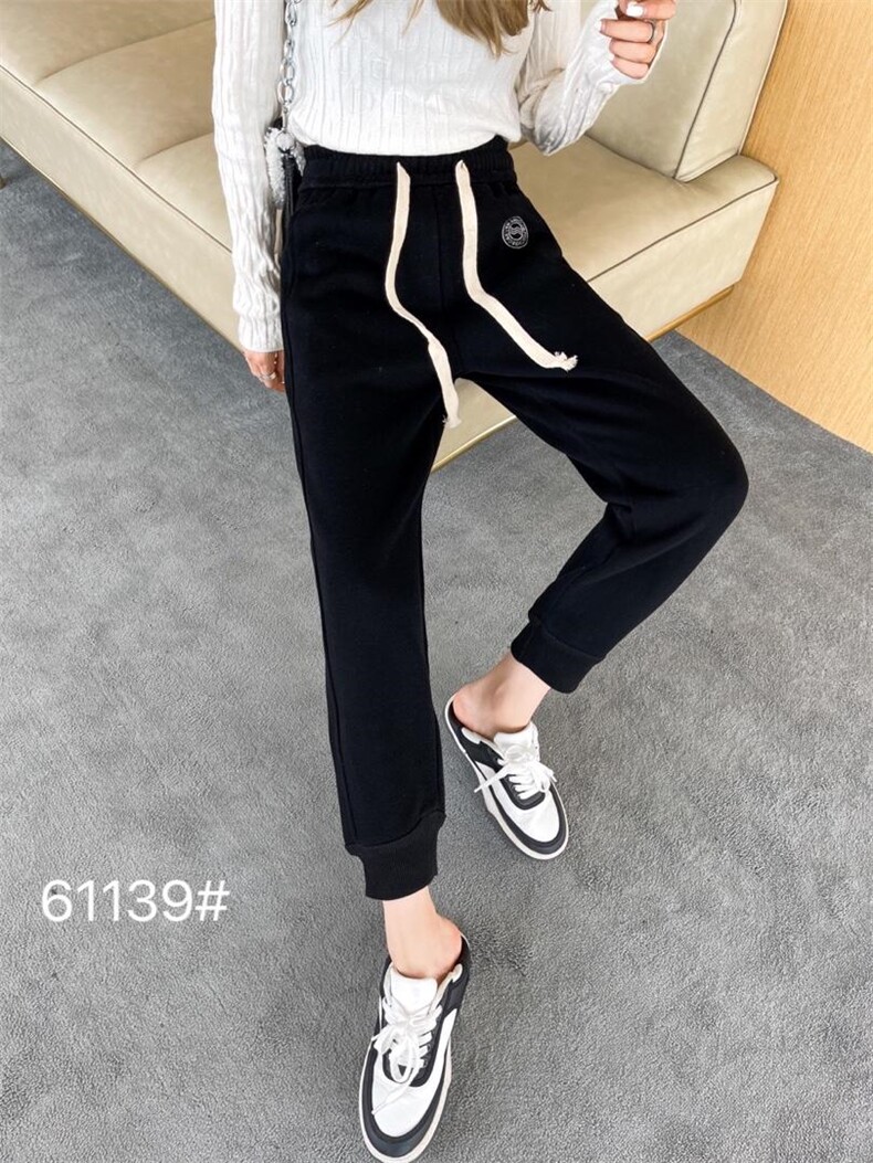 冬季新款超柔复合卫裤系列，女装休闲裤，千百莲