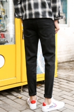 春季款牛仔裤男潮牌韩版潮流休闲弹力修身小脚百搭长裤男5011-P45，男装牛仔裤，电商A318
