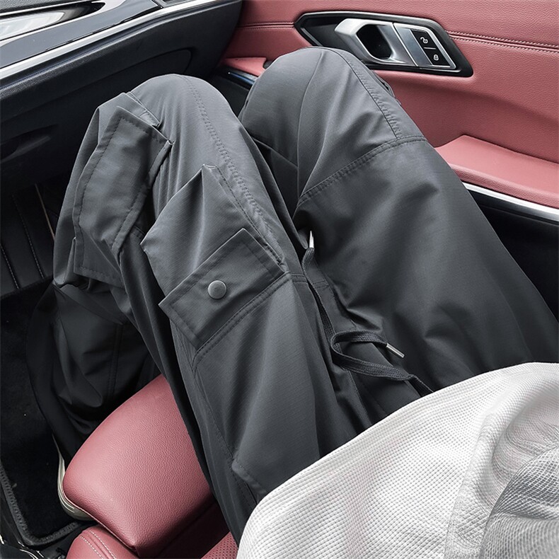 多口袋设计感冲锋裤夏季新款美式潮牌机能工装裤男现货K8090-P37，男装工装外套，星座512-3