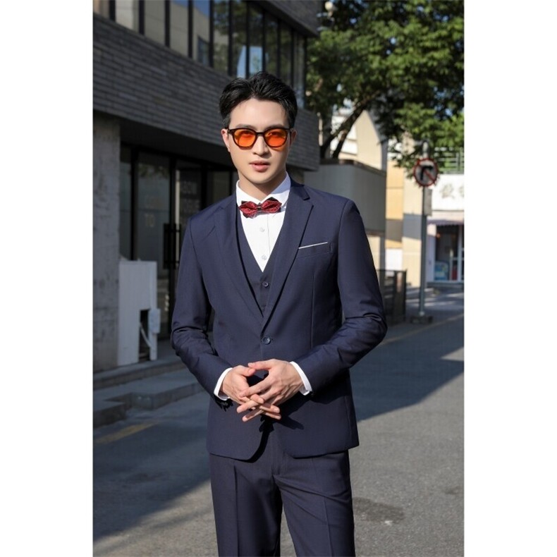 LY8591-XK-MP97修身纽扣男士修身休闲西服套装商务正装高级感，男装西服，星座510A-2