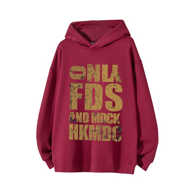 华棉春秋港风百搭宽松连帽卫衣男潮流休闲大码WY00705/P45加绒P55，男装卫衣，电商B316