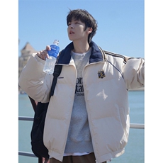 美式棉服男冬季加厚青少年面包服新款男生棉衣外套M8003，男装棉衣，星座1116A（原606A-3）