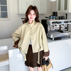 新品大货好数据蛋白PU皮衣外套6853-P165控268，女装短外套，2C196