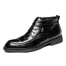 X4535-175秋冬新款马丁靴男士中帮男鞋加绒靴子，男鞋马丁靴，星座1407-3