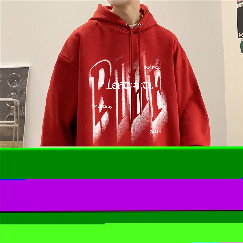 ！重磅大码M-4XL得物品质加厚连帽卫衣RH6233-特P35加绒42,男装卫衣,星座610B-1