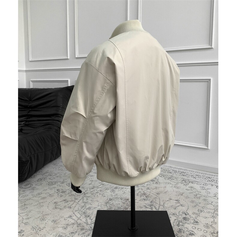 美式短款飞行夹克潮牌cleanfit痞帅高级感立领外套504-W36-特P68,男装夹克,星座504