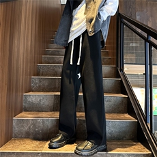 k1064-p55-控78M-5XL现货显高显瘦黄泥港风高阶牛仔裤多口袋，男装牛仔裤，星座116