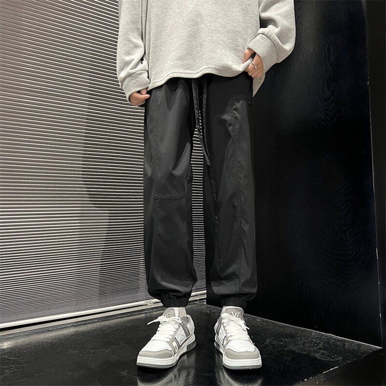 春季新款束脚休闲裤男士宽松运动卫裤束脚裤男款A168-ML626-TP38,男装休闲裤,电商A168