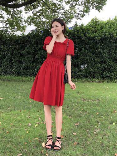 收腰显瘦连衣裙，女装连衣裙，百变诱惑