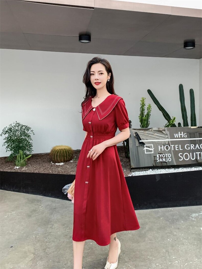 气质连衣裙，大气高端，女装连衣裙，春依恋