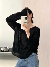 2025年秋季新款圆领长袖针织女士上衣时尚休闲通勤百搭，女装羊毛衫，琳尚羊绒