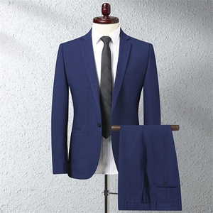 GDN895四季款新款男士礼服西装修身商务休闲男装西服两件套装图片