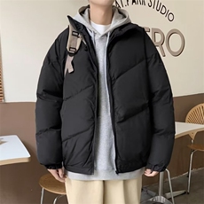韩版潮流立领棉衣男冬季潮牌宽松面包服学生棉服外套，男装棉衣，星座410-6（原星座1304-1）