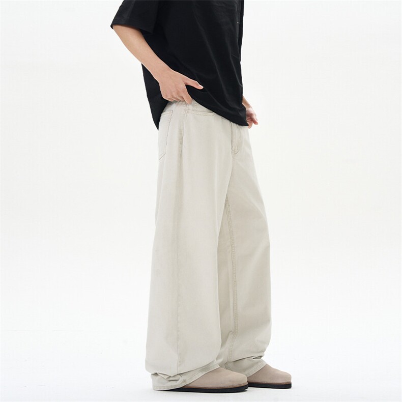 美式高街水洗牛仔裤潮流宽松直筒休闲裤A161-K3000-P58控89元,男装休闲裤,电商A161