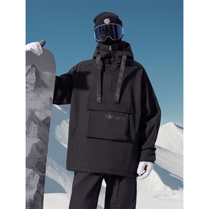 单板滑雪服男情侣舒适加厚银狐绒大码防水防风外套M25-P175控238图片