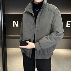 90%标白鸭绒2025冬季时尚立领休闲加厚羽绒服外套6675-P270，男装羽绒服，电商A413