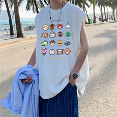 量大图低自动【有货】纯棉背心HD019-1-BX2525-P20，男装背心/马甲，电商019-1