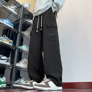 217-K12-P45加绒P55 防水工装休闲男大码冲锋裤子图片