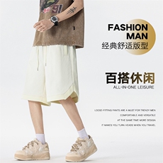 现货夏季工装短裤男ins潮牌休闲百搭潮流痞帅五分裤D02516-P40，男装牛仔裤，星座308B-2