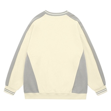 光板得物\唯品二开撞色拼接插肩袖V领卫衣A73P35，男装卫衣，电商A247