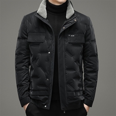 BW21908钱塘2020-2中年男士商务休闲立领冬季厚款羽绒服P240，男装羽绒服，钱塘207-2