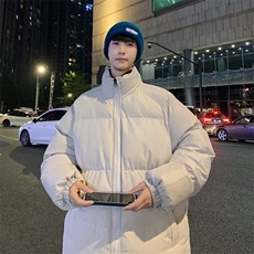 港风2026新品冬季宽松情侣装男装棉衣棉服冬装加厚外套D003-P88，男装棉衣，星座717