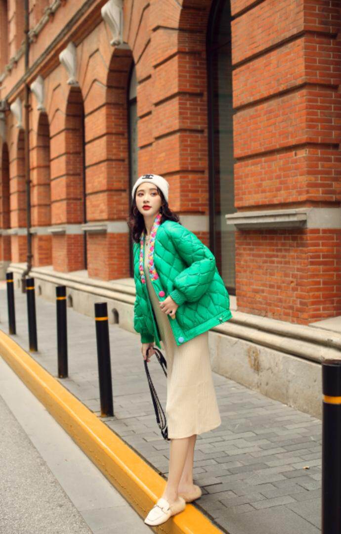 名族风轻薄羽绒服90绒，女装羽绒服，卡西姆