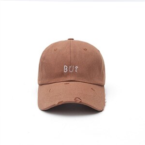 M1844新防晒帽字母but刺绣棒球帽简约时尚四季可戴鸭舌帽男潮图片