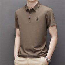 2023夏季新款中青年男士商务休闲短袖打底体恤潮流短袖上衣服男装，男装T恤，电商B212（原钱塘6029）