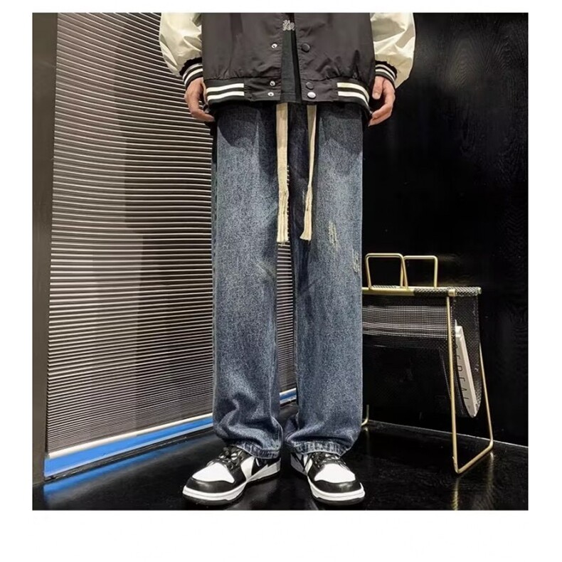 【加绒加厚不加价】美式牛仔裤男宽松透气P42Y51818,男装牛仔裤,星座1112-1