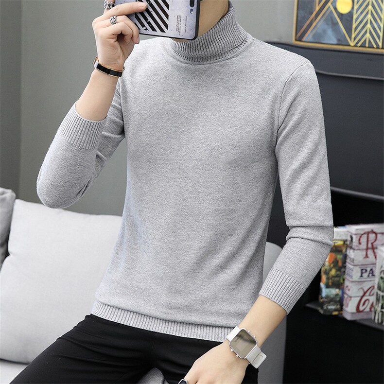 1018-M31-P19主椎男士新款跑量款高领针织衫时尚帅气4XL到5XLP22,男装针织衫/毛衣,星座1018