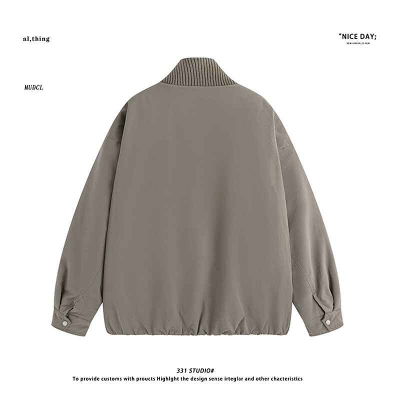 平铺~新标90白鸭绒冬季拼料立领美式羽绒服外套E125/P278,男装羽绒服,电商B331