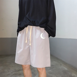 DK39055-P15 港风休闲短裤男士大码运动五分裤男中裤男马裤图片