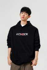 万针刺绣结构设计重磅秋冬全棉高品质美式高街连帽卫衣外套Y7805，男装卫衣，电商A486