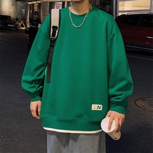 【新品】8821-P41 2026年春季新款圆领卫衣男休闲宽松百搭上衣图片