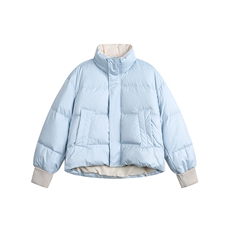 2025冬款拼色下摆抽绳羽绒服--1311控价298，男装羽绒服，电商S012（CATTEE）