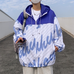 夏季男女防晒衣薄款潮流拼接速干帅气防紫外线外套A406F209P65图片