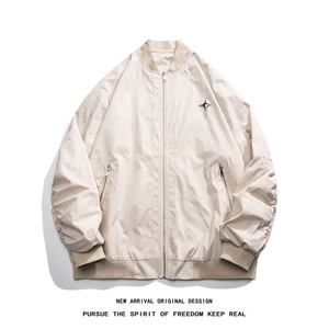 JK8103/P68秋装新品立领夹克男外套棒球服防水大码潮男工装上衣图片