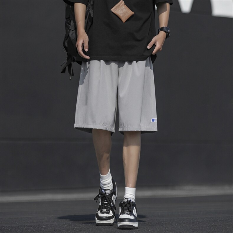 夏季美式高街痞帅宽松外穿中裤休闲五分裤DK512-特批-17,男装牛仔裤,星座718-1