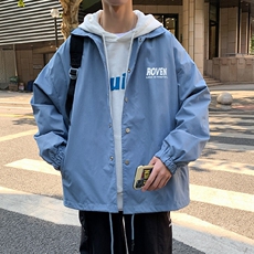 2023新品秋季ins痞帅炸街外套男士青少年个性印花夹克W594-P45，男装夹克，星座512-2