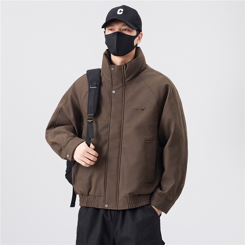 标50绒皮羽绒服男冬季2025新款刺绣A313-3319-P225控劵后298,男装羽绒服,电商A313