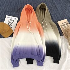 秋季渐变扎染套头卫衣全棉高品质703-W178，男装卫衣，星座703