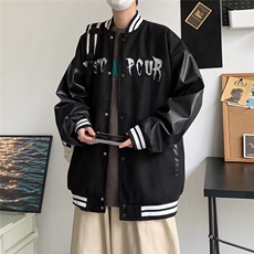 潮流夹克潮男春季棒球领夹克J8053P55，男装夹克，星座1116-2