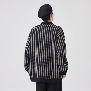 男士夹克春秋季宽松潮流翻领外套青年痞帅夹克衫上衣服5144 P72图片