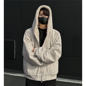 冬复古cleanfit座山雕冬季加绒加厚外套男工装棉服夹克D380 P118图片
