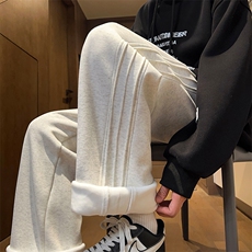 供抖音人气款加绒加厚男阔腿裤子416B-1-KL2301-P55限78加绒P65，男装卫衣，星座416B-1