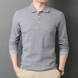 HPN-T5221男式秋季服装新款长袖T恤青年翻领卫衣四季打底体恤P53图片