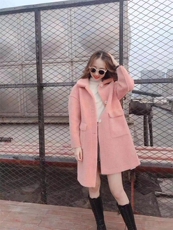 冬装新款黄金貂，水貂绒，毛呢外套外套！，女装毛呢外套，MUZONG